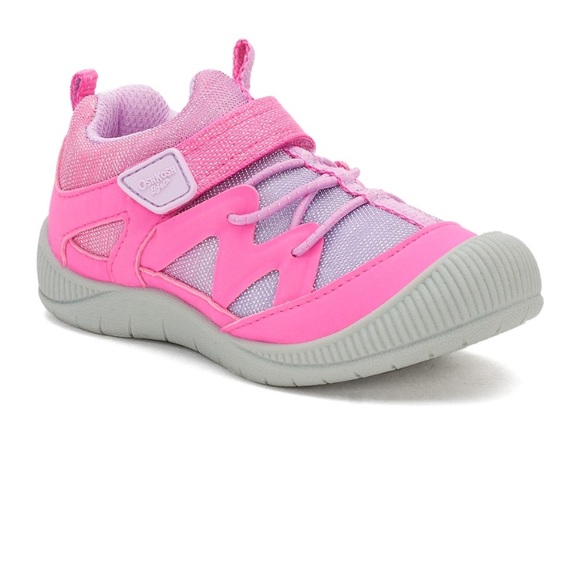 OshKosh B'gosh | Shoes | Oshkosh Bgosh Girls Pink Velcro Sneakers ...